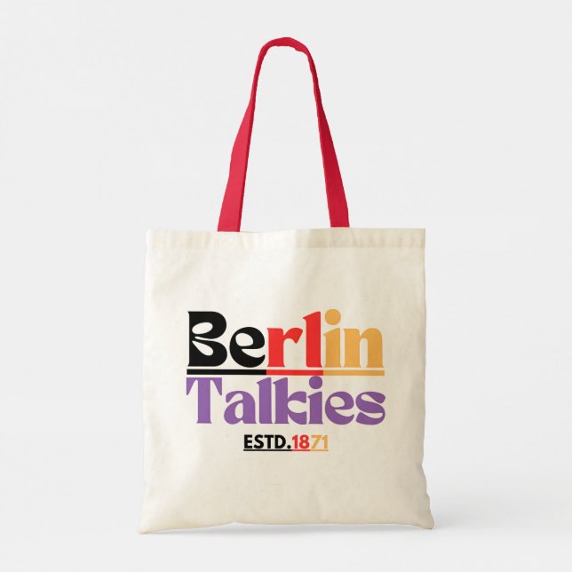 Bolsa Tote Berlin Talkies ESTD. 1871 (Verso)