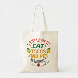 Bolsa Tote Bernedoodle Taco Lover Cinco De Mayo 2021