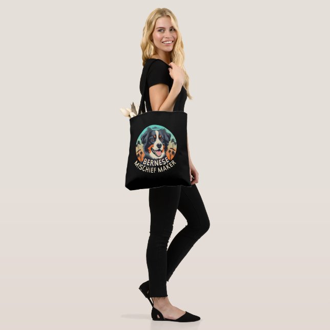 Bolsa Tote Bernese Mishead Maker - Cachorro das Montanhas Eng (No(a) Modelo)