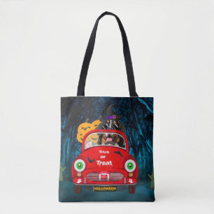 Bolsa Tote Bernese Mountain Dog Dirigindo Carro Assusta Hallo
