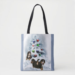 Bolsa Tote Bernese Mountain Dog Natal
