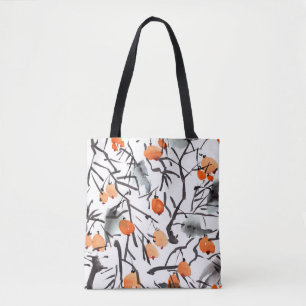 Bolsa Tote Berries de Tinta de Água Deixa Ilustração