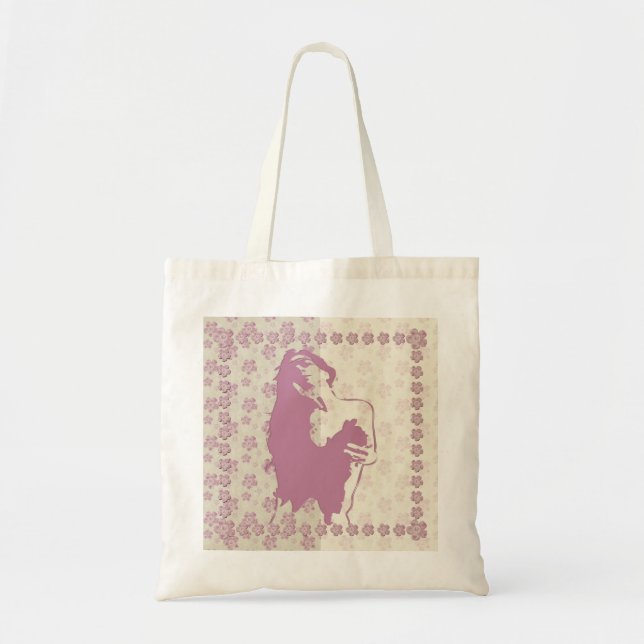 Bolsa Tote Berry Blossom - Saco impresso (Frente)