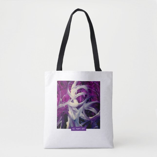 Bolsa Tote Berry&Brush, Abstract Art (Frente)