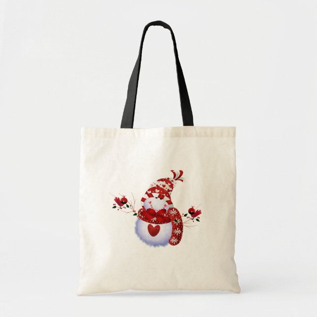 Bolsa Tote Berry Cute Snowman T-shirts e presentes (Frente)