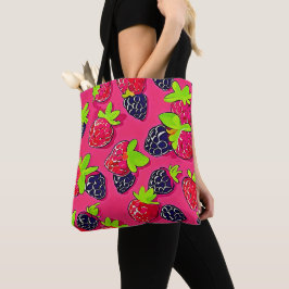 Bolsa Tote Berry Patch: Design doce
