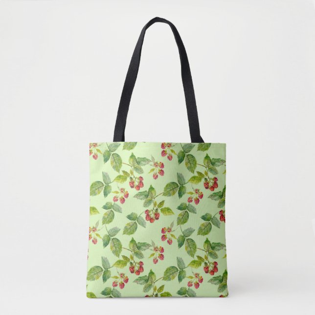 Bolsa Tote Berry Saudável: Antecedentes De Framboesa Sem Cost (Frente)