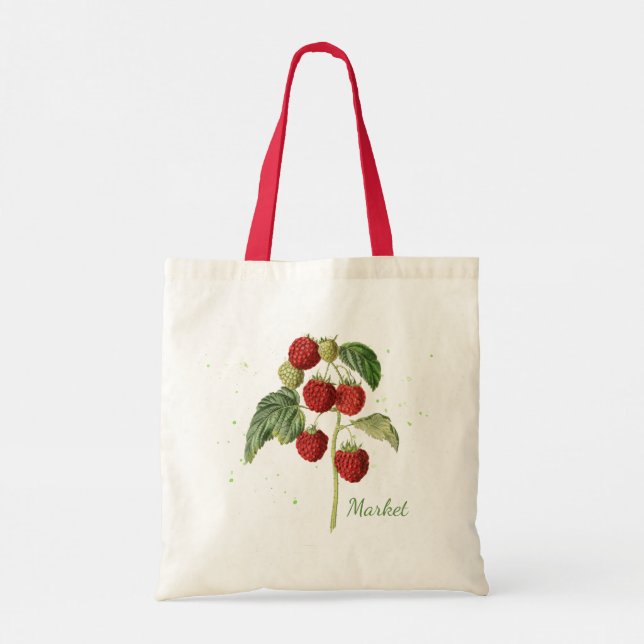 Bolsa Tote Berry Stem Tote Bag (Verso)
