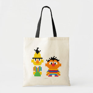 Bolsa Tote Bert e Ernie Pixel Art
