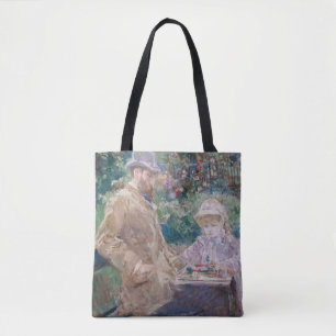 Bolsa Tote Berthe Morisot - Eugene Manet com sua filha