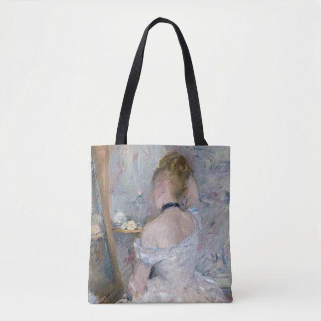 Bolsa Tote Berthe Morisot - Mulher na sua Toilette (Frente)