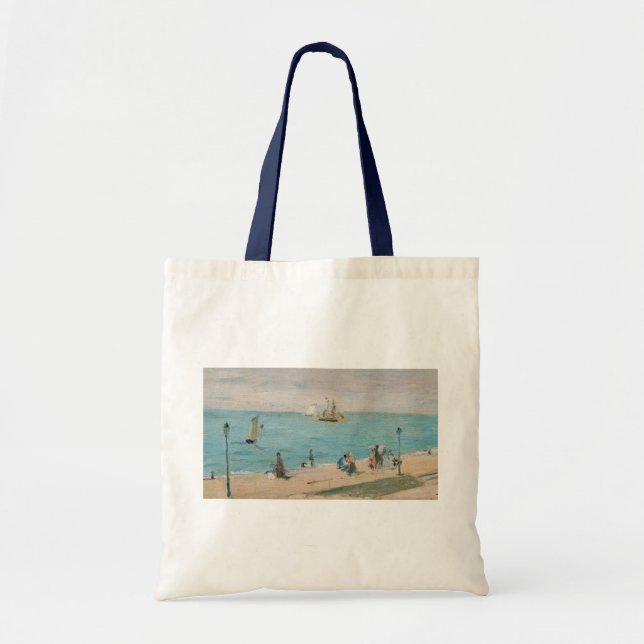 Bolsa Tote Berthe Morisot - Na Praia, Les Petites-Dalles (Frente)