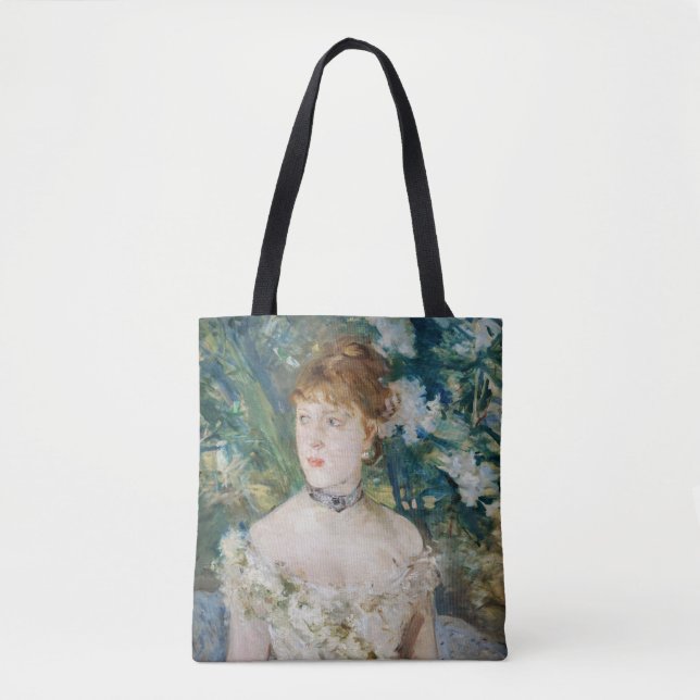 Bolsa Tote Berthe Morisot - Rapariga pequena em um palhaço (Frente)