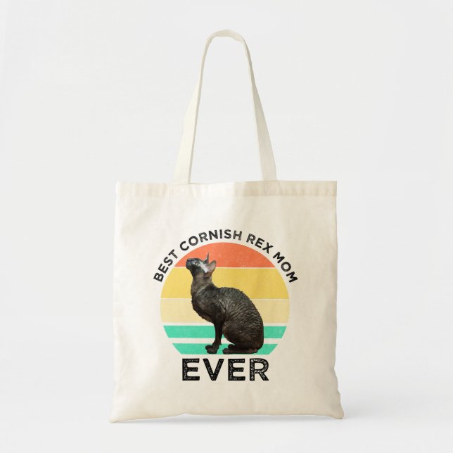 Bolsa Tote Best Cornish Rex Mom Ever (Frente)