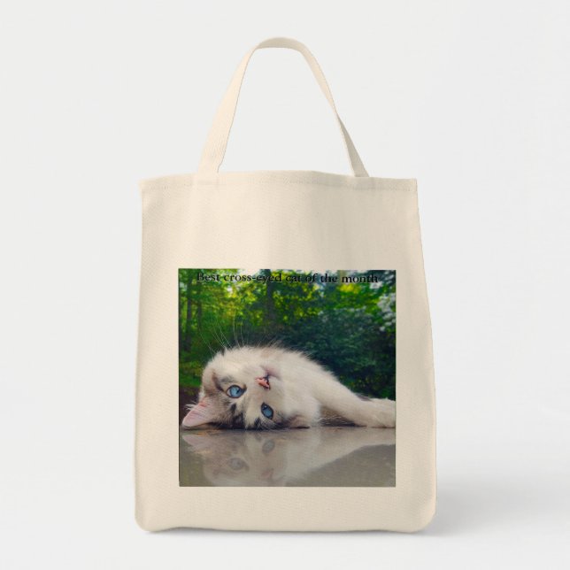 Bolsa Tote Best cross-eyed cat (Frente)