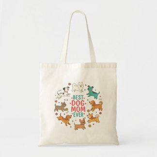 Bolsa Tote Best Dog Mom Ever Petful-Mom Tote