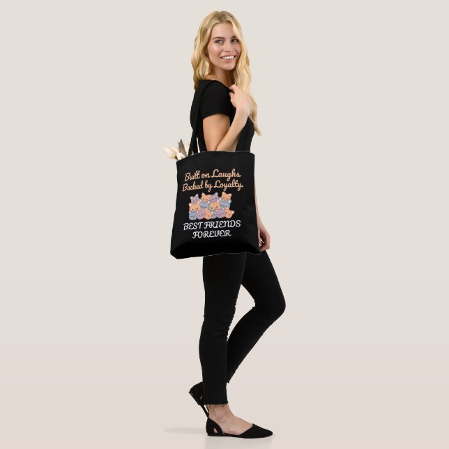BOLSA TOTE BEST FRIENDS FOREVER, FUNNY CAT, FRIENDSHIP DAY (No(a) Modelo)