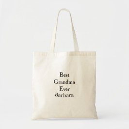 Bolsa Tote Best Grandma ever name date simple mothers day min