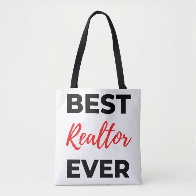 Bolsa Tote Best Realtor Ever 2 (Frente)