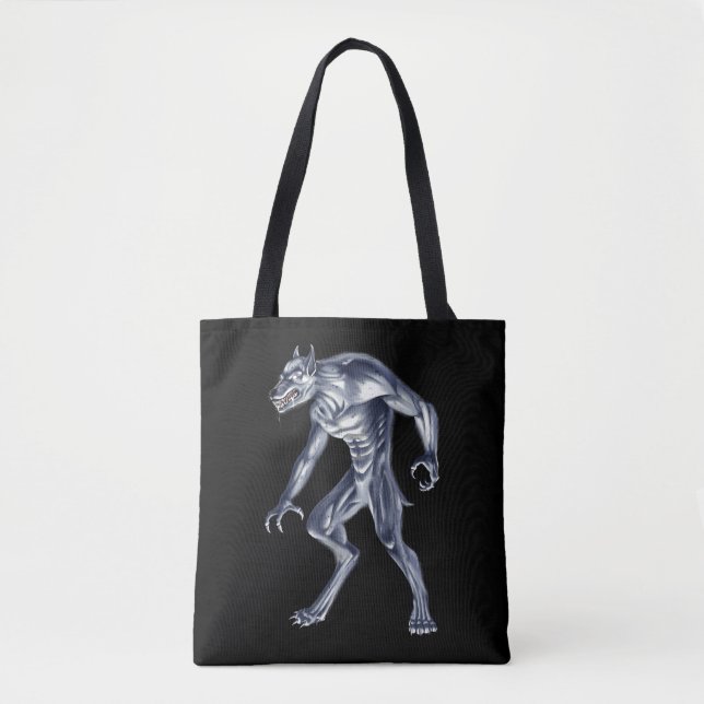 Bolsa Tote Besta Criptid Dogman (Frente)