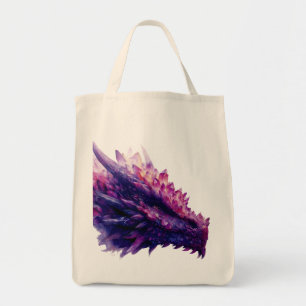 Bolsa Tote Besta de Dragão Cristal Ametista Fantasma