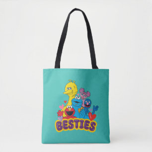 Bolsa Tote Besties De Namorados Da Rua Sésamo