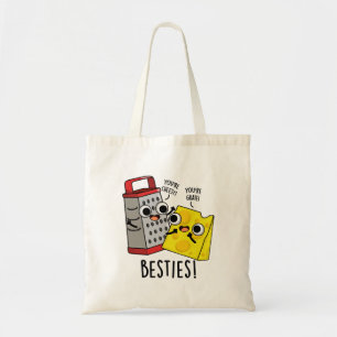 Bolsa Tote Besties Engraçado Queijo Grater