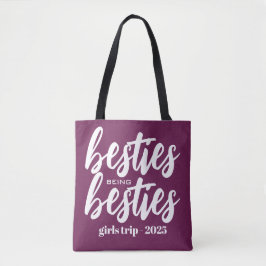 Bolsa Tote Besties sendo Besties Personalizadas