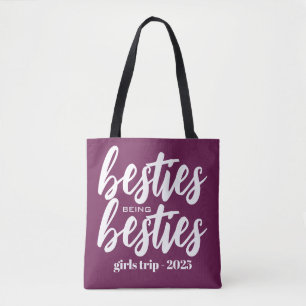 Bolsa Tote Besties sendo Besties Personalizadas