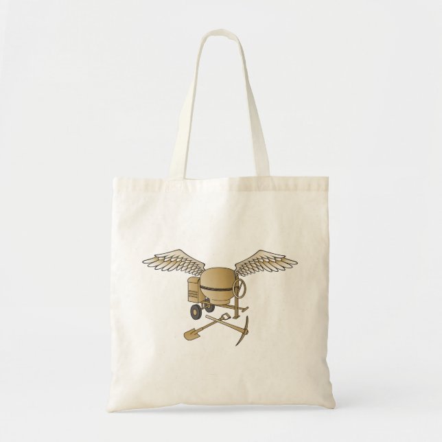 Bolsa Tote Betoneira bege (Frente)