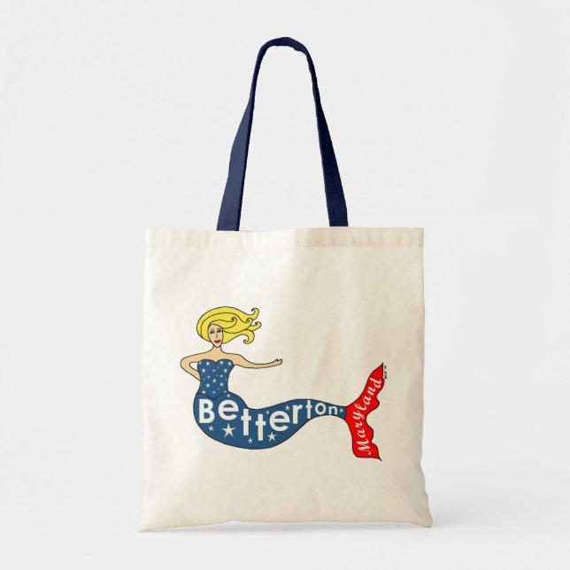 Bolsa Tote Betterton, sereia de Maryland (Frente)