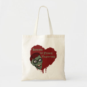 Bolsa Tote Beware da sacola dos namorados do zombi