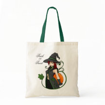 Bewitching Trick-or-Treat Tote Bag