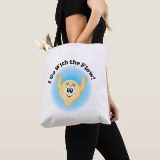 Bolsa Tote Bexiga de Billie "eu vou com a sacola do fluxo"