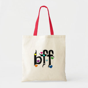 Bolsa Tote bff ~ corações