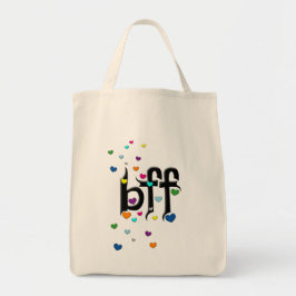 Bolsa Tote bff ~ corações