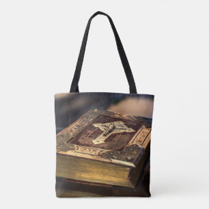 Bolsa Tote Bíblia Cristã Antiquada