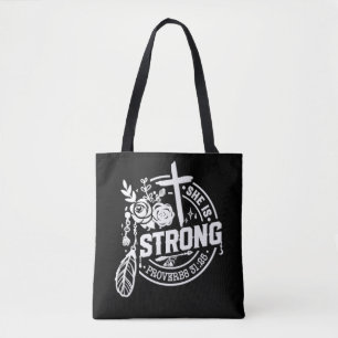 Bolsa Tote Bíblia Cristã Inspiradora Verso