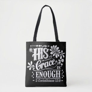 Bolsa Tote Bíblia Cristã Inspiradora Verso
