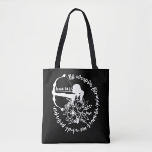Bolsa Tote Bíblia Cristã Inspiradora Verso