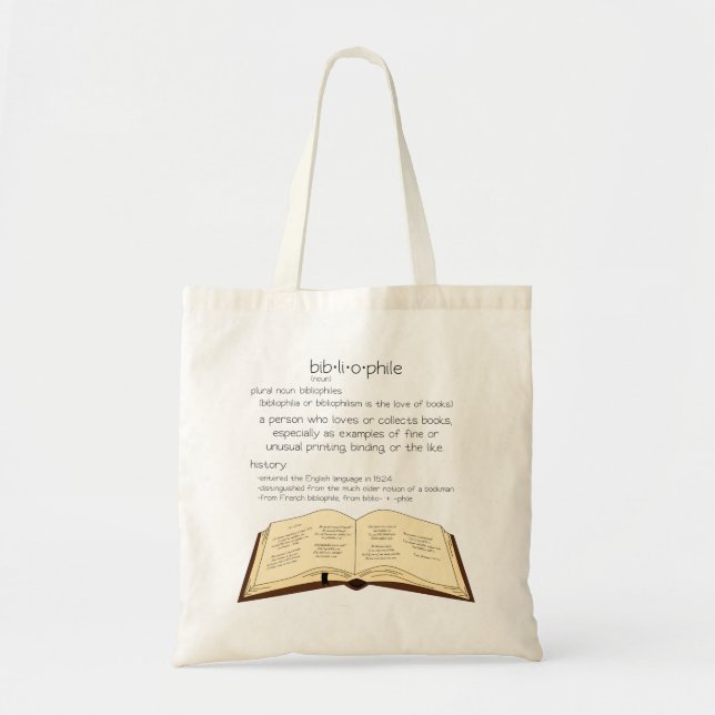 Bolsa Tote Bibliophile (Frente)