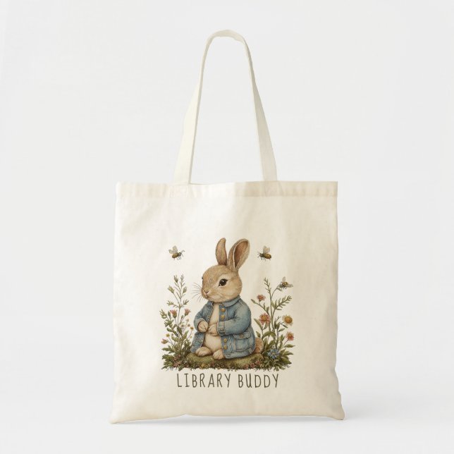 Bolsa Tote Biblioteca Buddy (Frente)