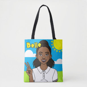 Bolsa Tote Biblioteca de Estudantes da Escola de Cartoons de 