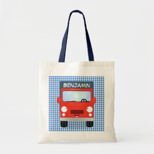 Bolsa Tote Biblioteca de ilustrações de carrinhos de kawaii
