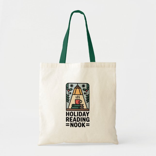 Bolsa Tote Biblioteca de Leitura de Férias (Frente)