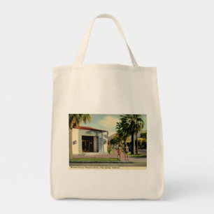 Bolsa Tote Biblioteca de Welwood, Palm Springs, vintage de
