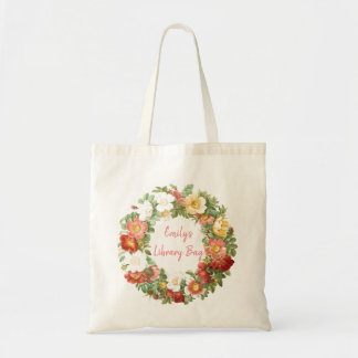 Bolsa Tote Biblioteca Floral Personalizada