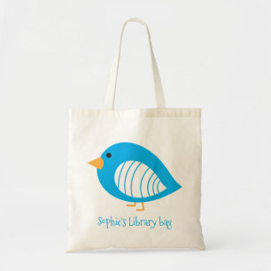 Bolsa Tote Biblioteca infantil de aves coloridas Tote Bag