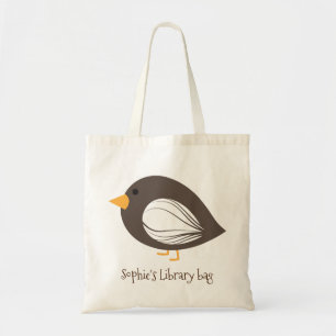 Bolsa Tote Biblioteca infantil de aves coloridas Tote Bag