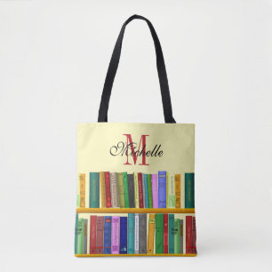 Bolsa Tote Biblioteca para gênios. Livros para estudantes in